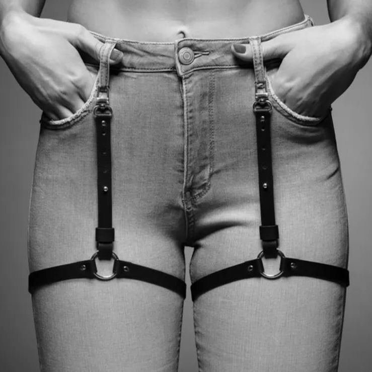 Bijoux Indiscrets Maze 褲吊帶 黑色