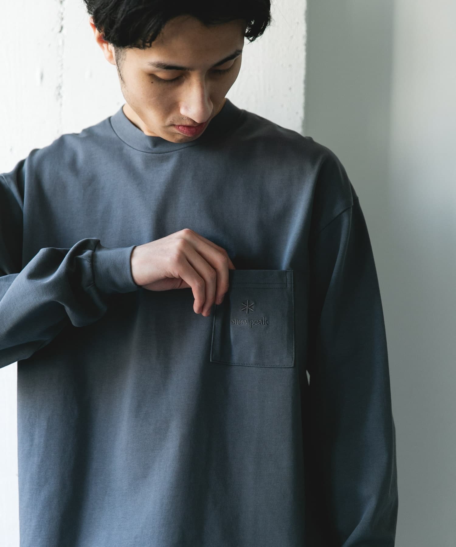 Snow Peak x Urban Research Doors 別注 Pocket Logo L/S T-Shirt