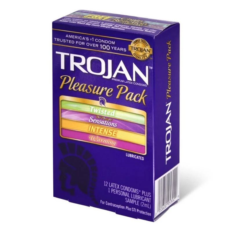 Trojan 戰神 樂趣捆包 12 片裝 乳膠安全套