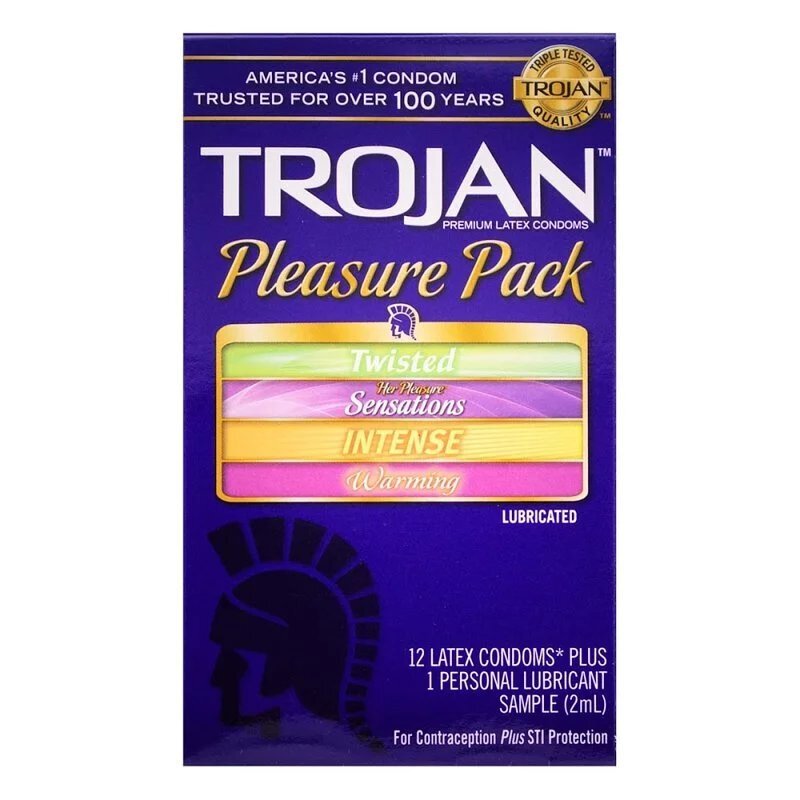 Trojan 戰神 樂趣捆包 12 片裝 乳膠安全套