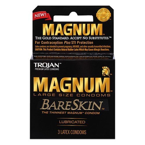 Trojan Magnum 戰神密林裸肌大碼乳膠安全套 3片裝
