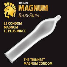 Trojan Magnum 戰神密林裸肌大碼乳膠安全套 3片裝