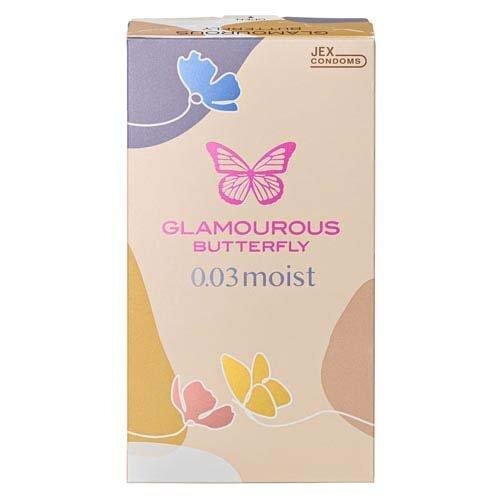 JEX 魅力蝴蝶 0.03 滋潤型 乳膠安全套 8片裝