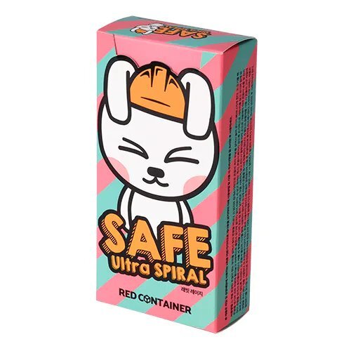 Red Container Safe Ultra Spiral 螺旋安全套12片裝 (Lazy)