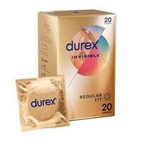 Durex 杜蕾斯 Invisible Regular Fit 超薄裝20片裝 乳膠安全套