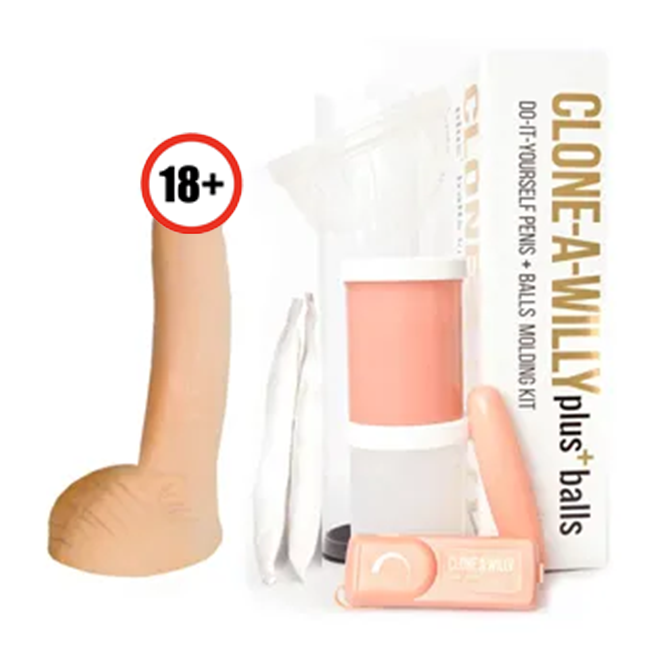 Clone A Willy  陰莖睪丸震動棒倒模套裝