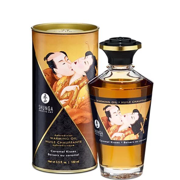 Shunga 催情熱感有機按摩油 焦糖味 100mL