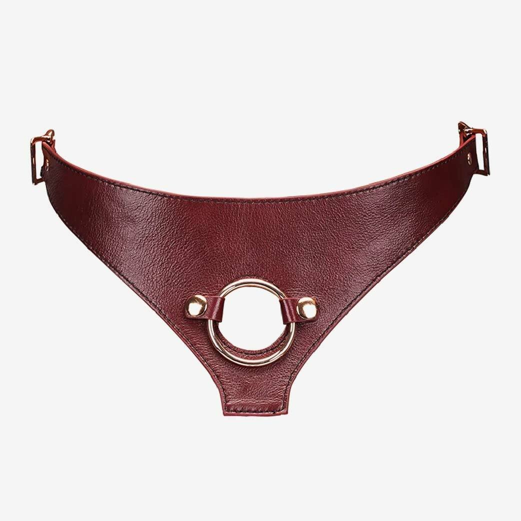 Liebe Seele Wine Red Delux 皮革穿戴式束帶