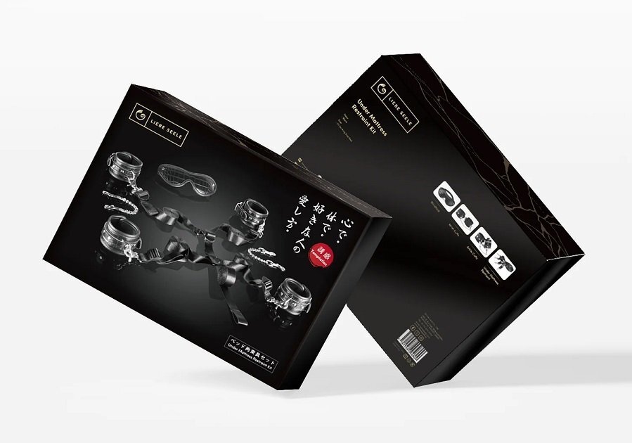 Liebe Seele Temptation 純黑誘惑約束套裝  8件套 黑色