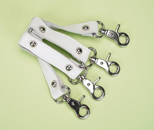 Liebe Seele 皮製四肢捆綁扣 白色