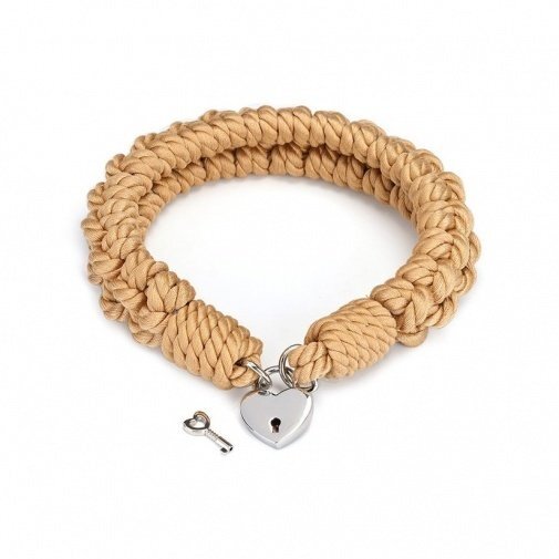 Liebe Seele 麻製心形鎖扣 頸圈