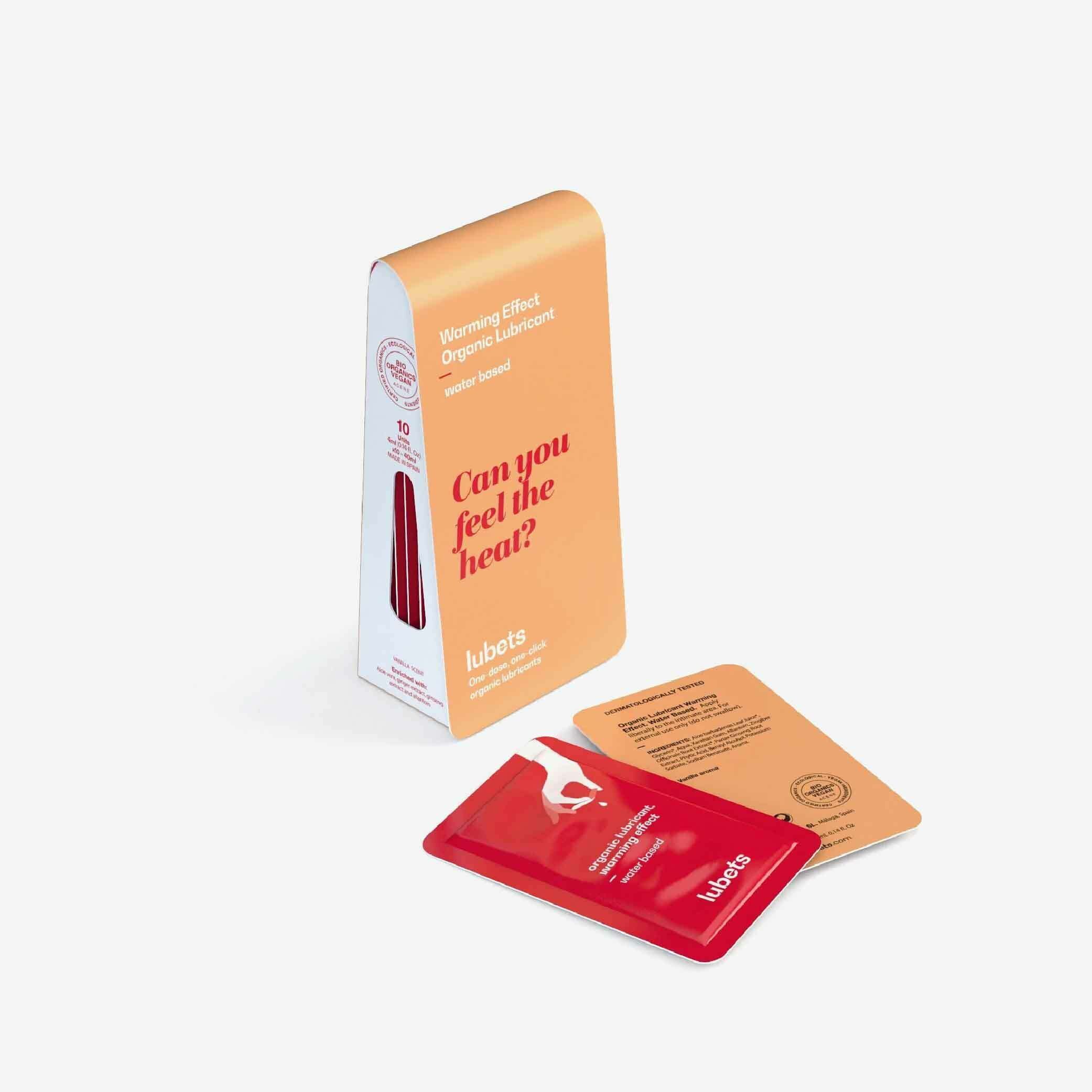 Lubets 天然有機 溫感水性潤滑液 十片隨身包