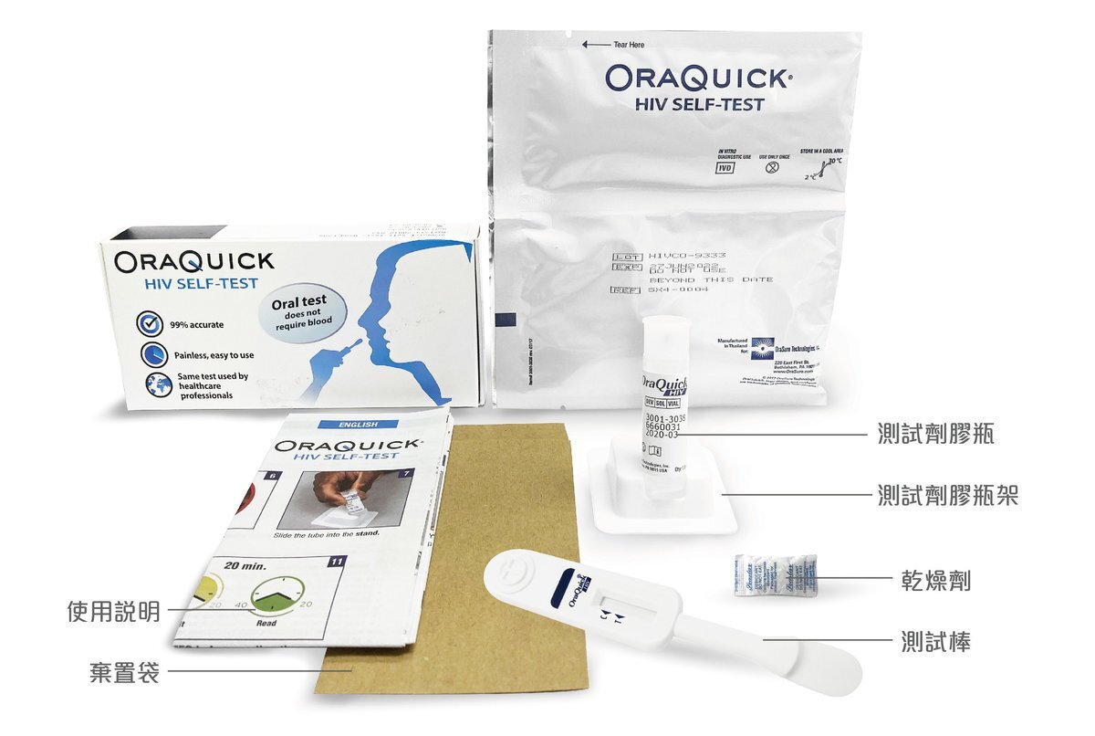 OraQuick HIV Self-Test 愛滋病自我檢測套裝
