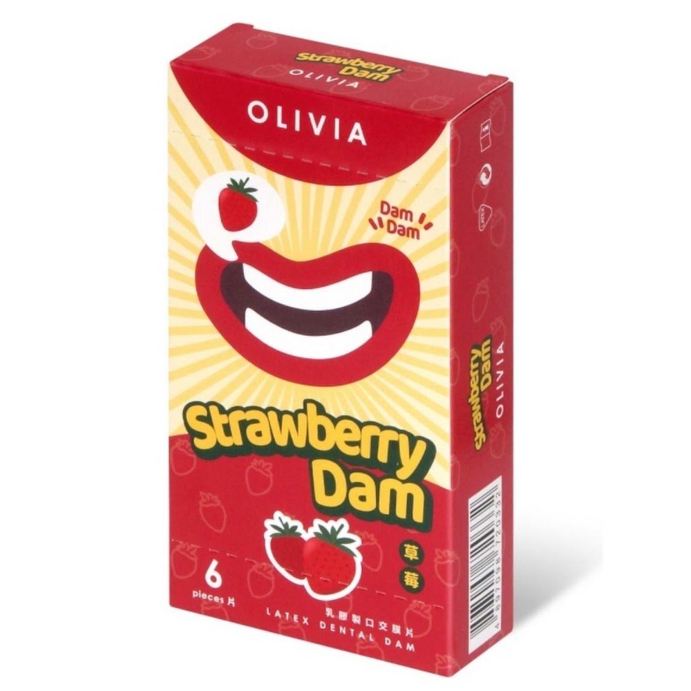奧莉維亞 Olivia 草莓香味 6 片口交膜片