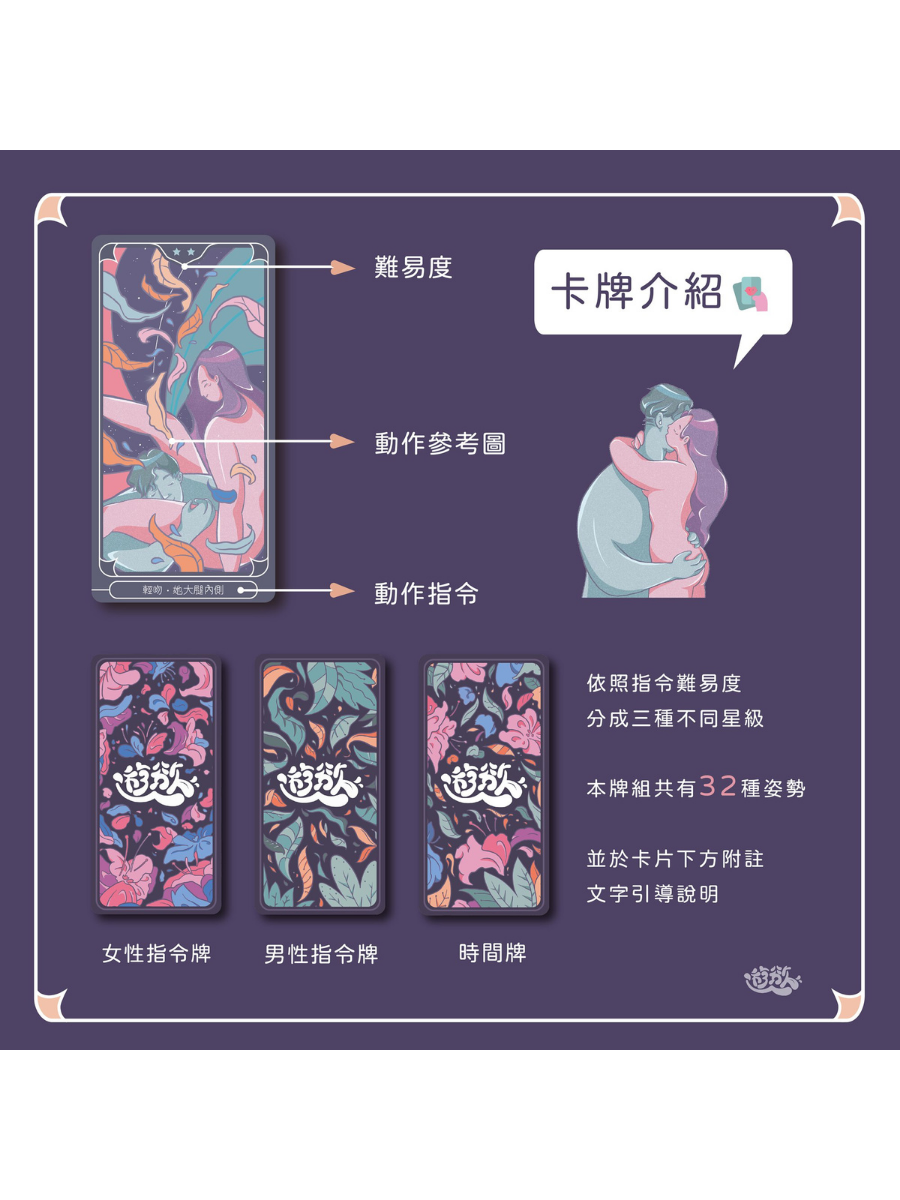 GINRO 《微床遊.遊慾》前戲篇 成人卡牌遊戲 全配精裝版