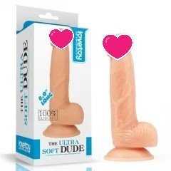 Lovetoy 極柔軟仿真陽具 (7" / 8" / 8.8") - 肉色