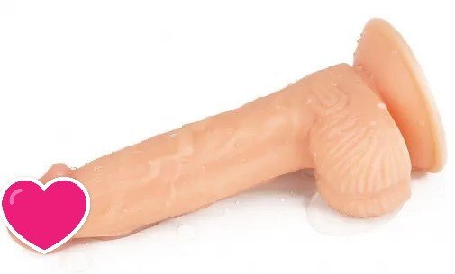 Lovetoy 極柔軟仿真陽具 (7" / 8" / 8.8") - 肉色