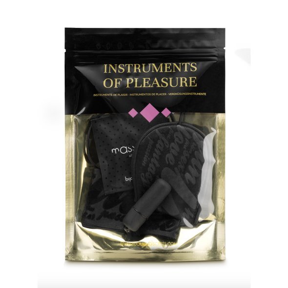 Bijoux Indiscrets Instruments of Pleasure 緞帶束縛眼罩組合 紫色