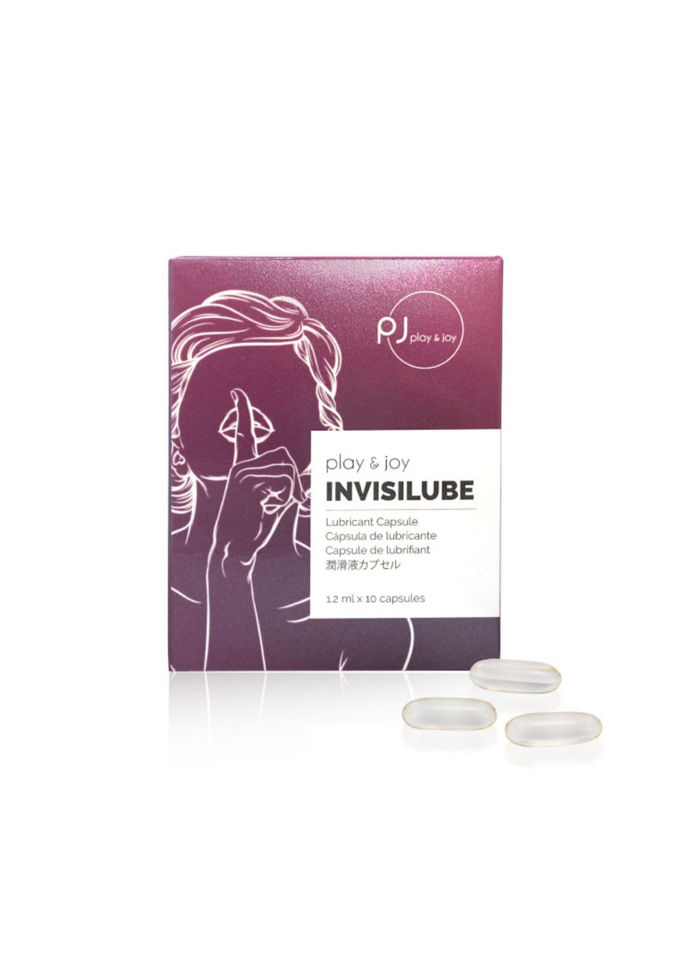 PLAY & JOY InvisiLube 隱形膠囊矽性潤滑液 10粒