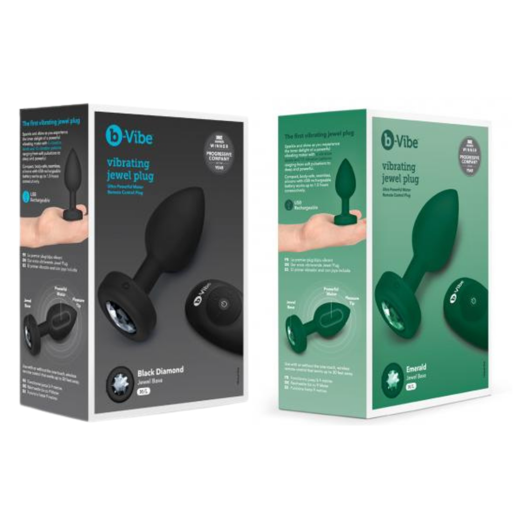 b-Vibe 無線遙控 寶石後庭塞 M/L