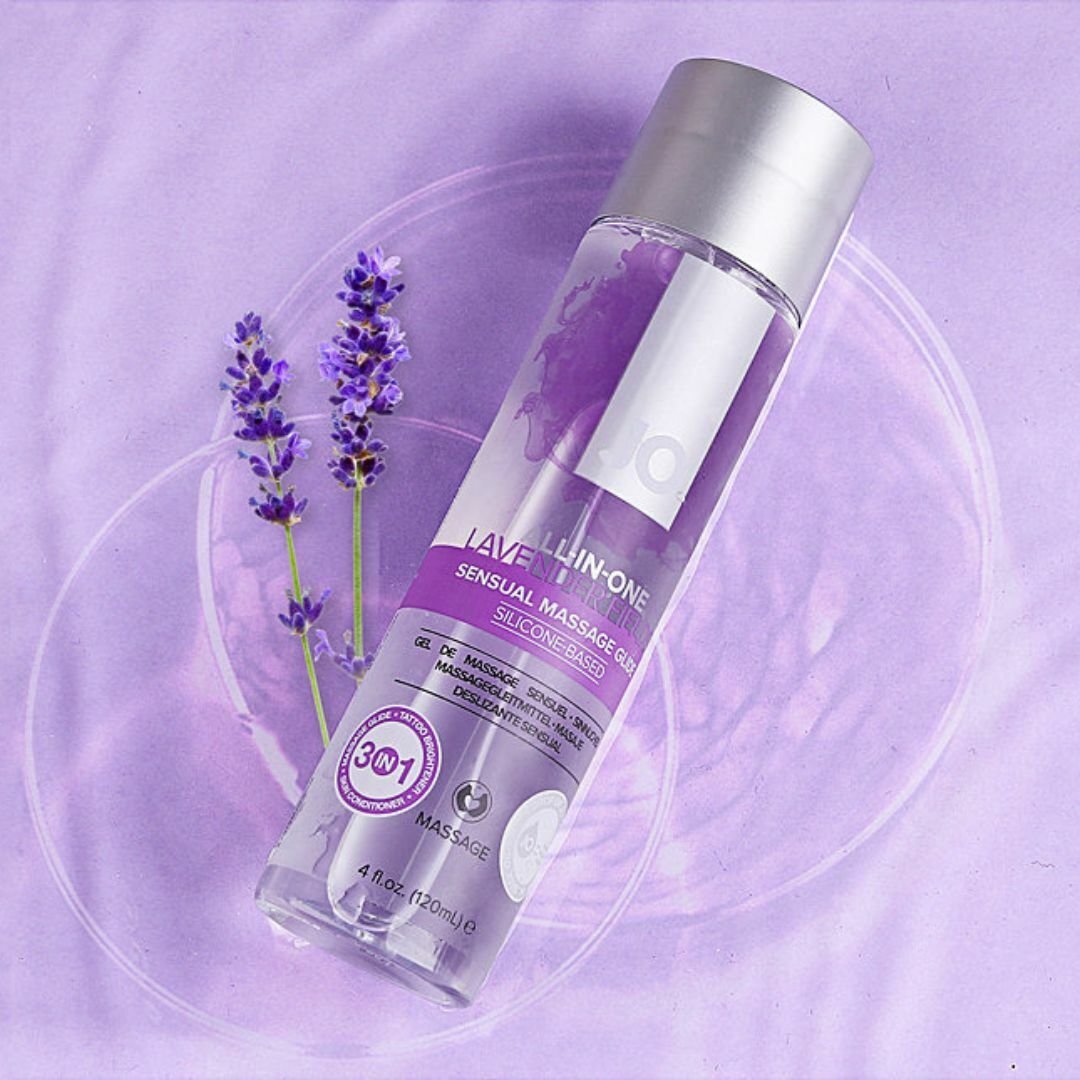System Jo All in One 薰衣草按摩連矽性潤滑劑