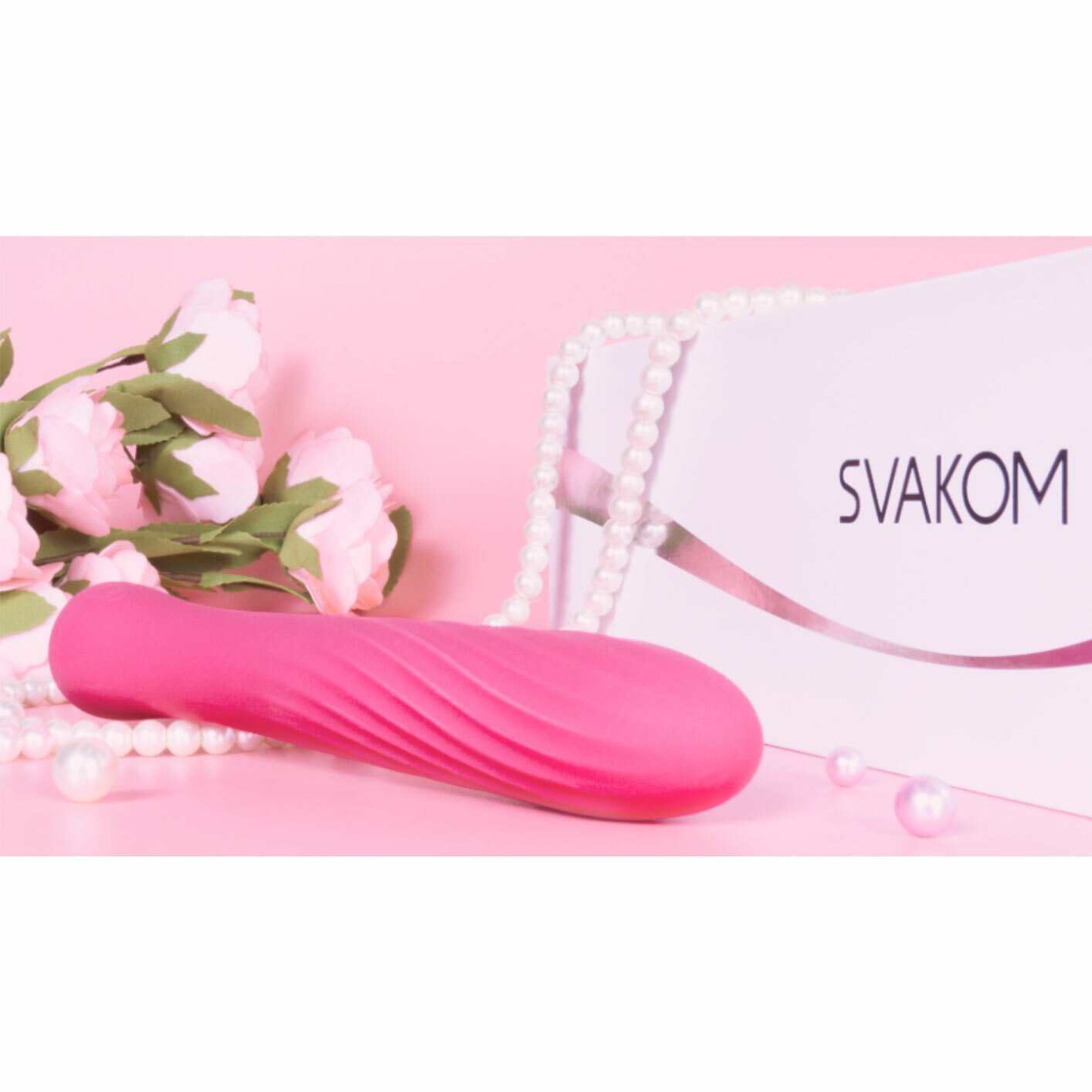 Svakom Anya 發熱彈性按摩棒 7.5 紅色