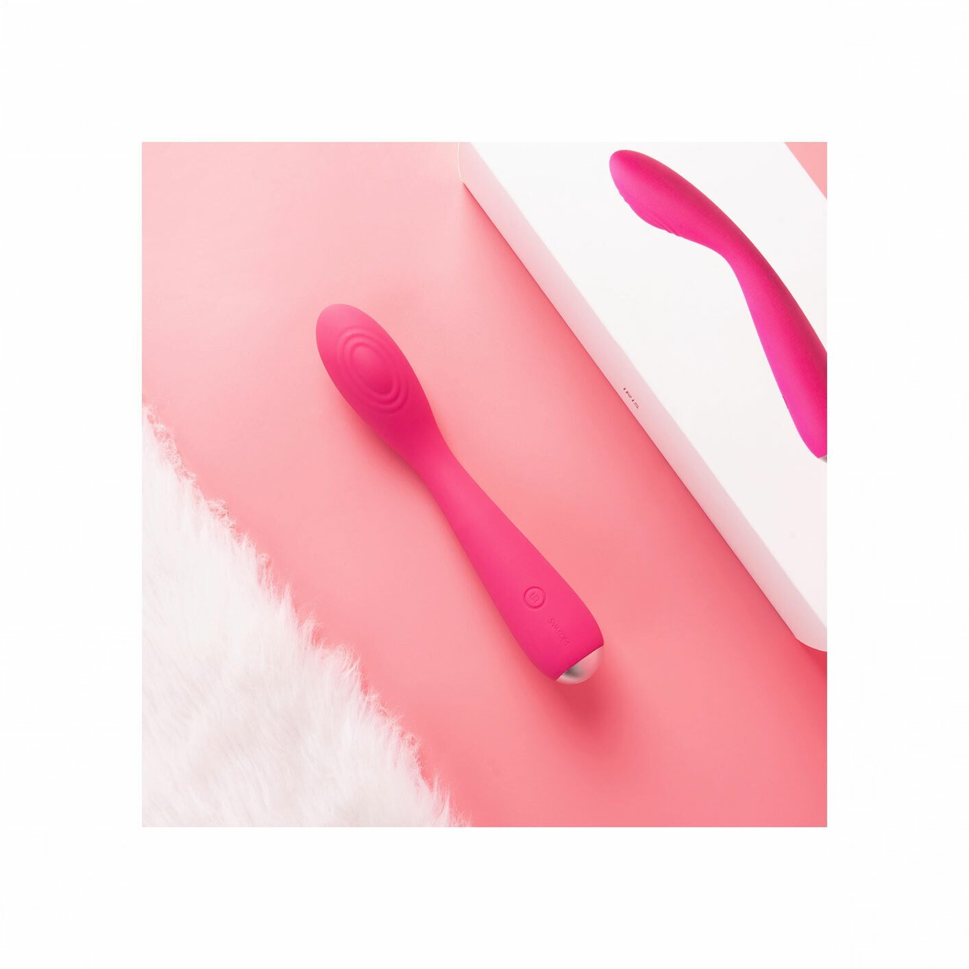 Svakom Iris 柔軟可彎曲G點震動器 粉紅色