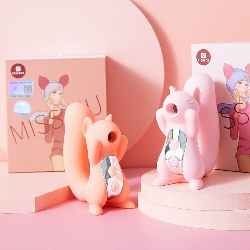 KISTOY Miss UU 小松鼠吸啜震動雙用按摩器