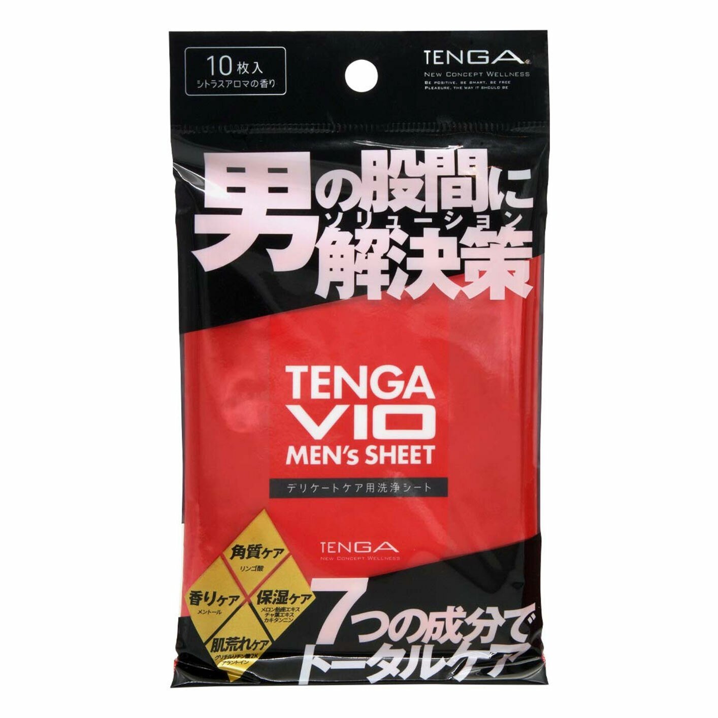 TENGA VIO MEN’s SHEET 男士護理濕紙巾 10片裝
