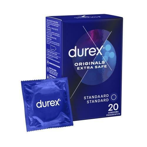 Durex 杜蕾斯 雙保險裝 乳膠安全套 20片裝 (歐洲版)