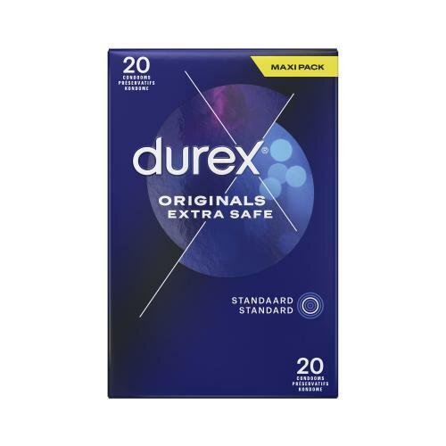 Durex 杜蕾斯 雙保險裝 乳膠安全套 20片裝 (歐洲版)