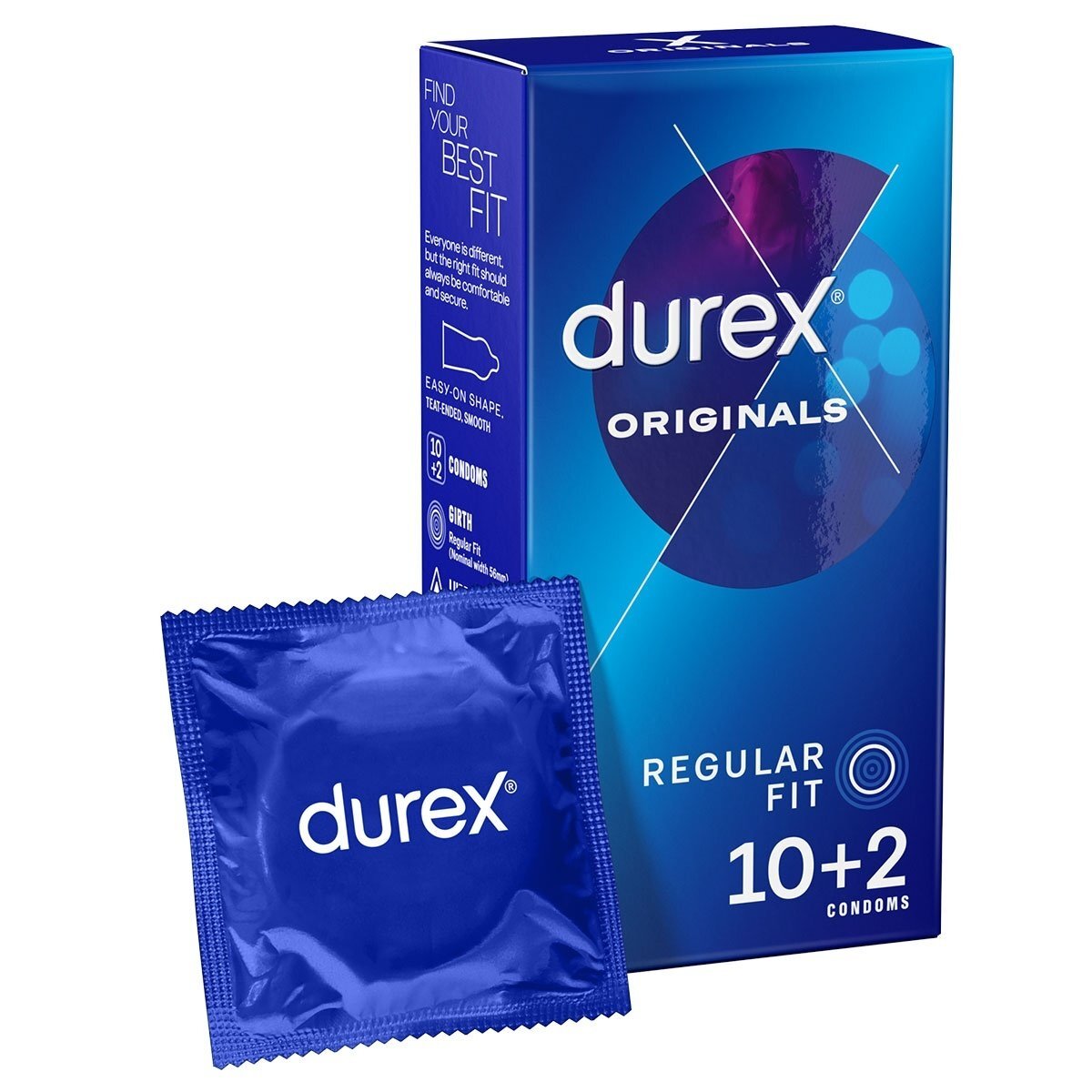 Durex 杜蕾斯 Regular Fit 經典裝 乳膠安全套 10+2片裝