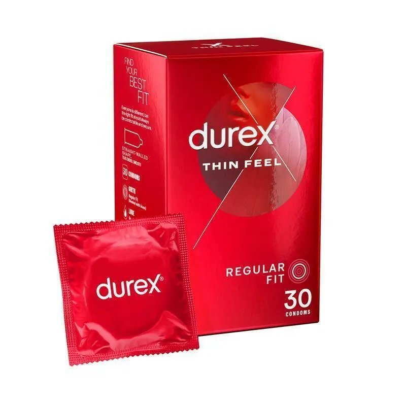 Durex 杜蕾斯 Thin Feel 超薄裝 乳膠安全套 (10片裝/30片裝)