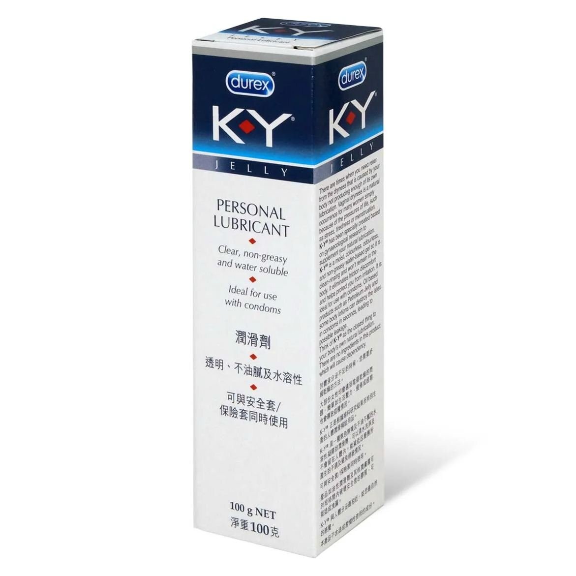 Durex 杜蕾斯 K-Y Jelly 100g 水性潤滑劑 (香港版)