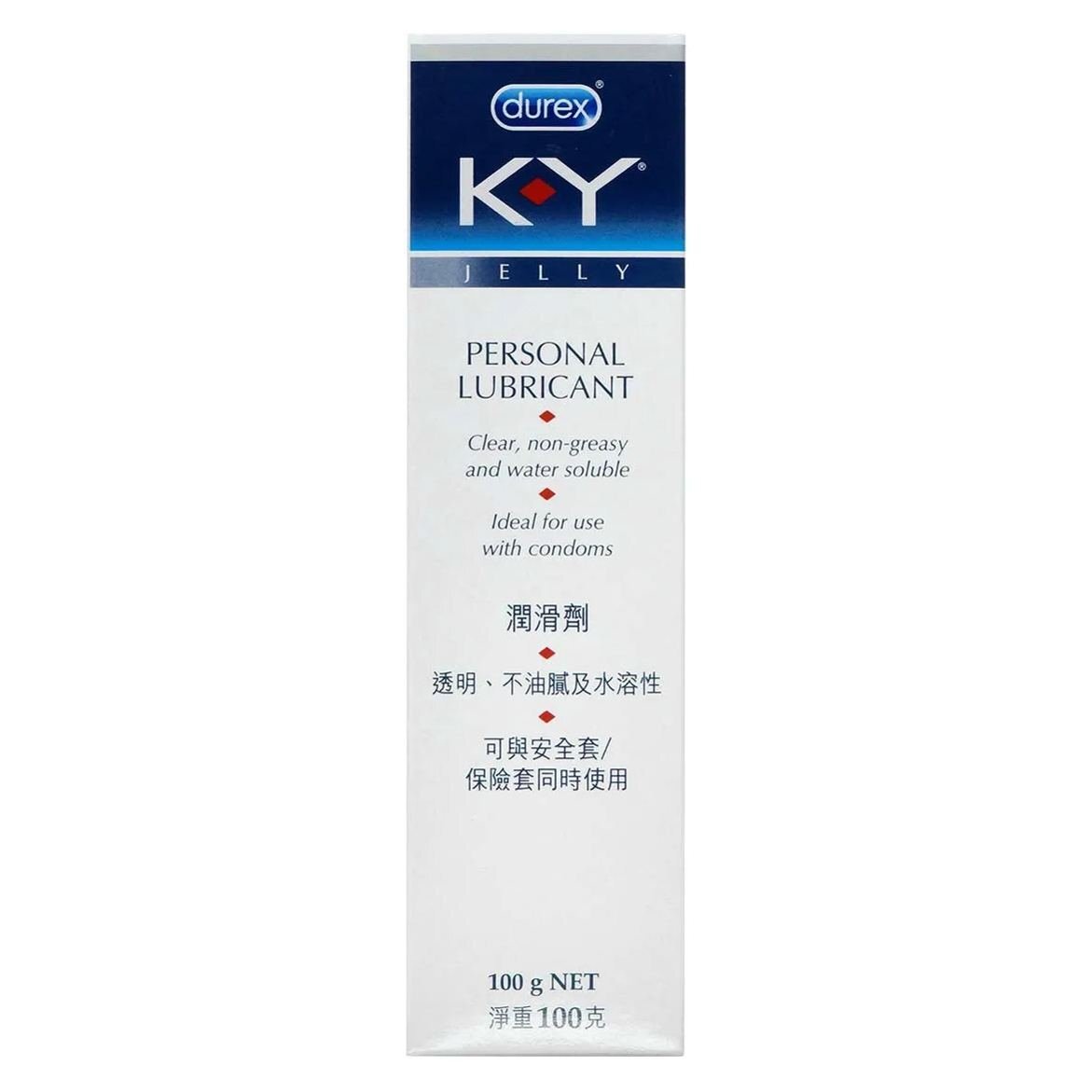 Durex 杜蕾斯 K-Y Jelly 100g 水性潤滑劑 (香港版)