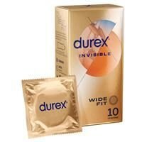 Durex 杜蕾斯 Invisible Wide Fit 超薄裝大碼 10片裝 乳膠安全套