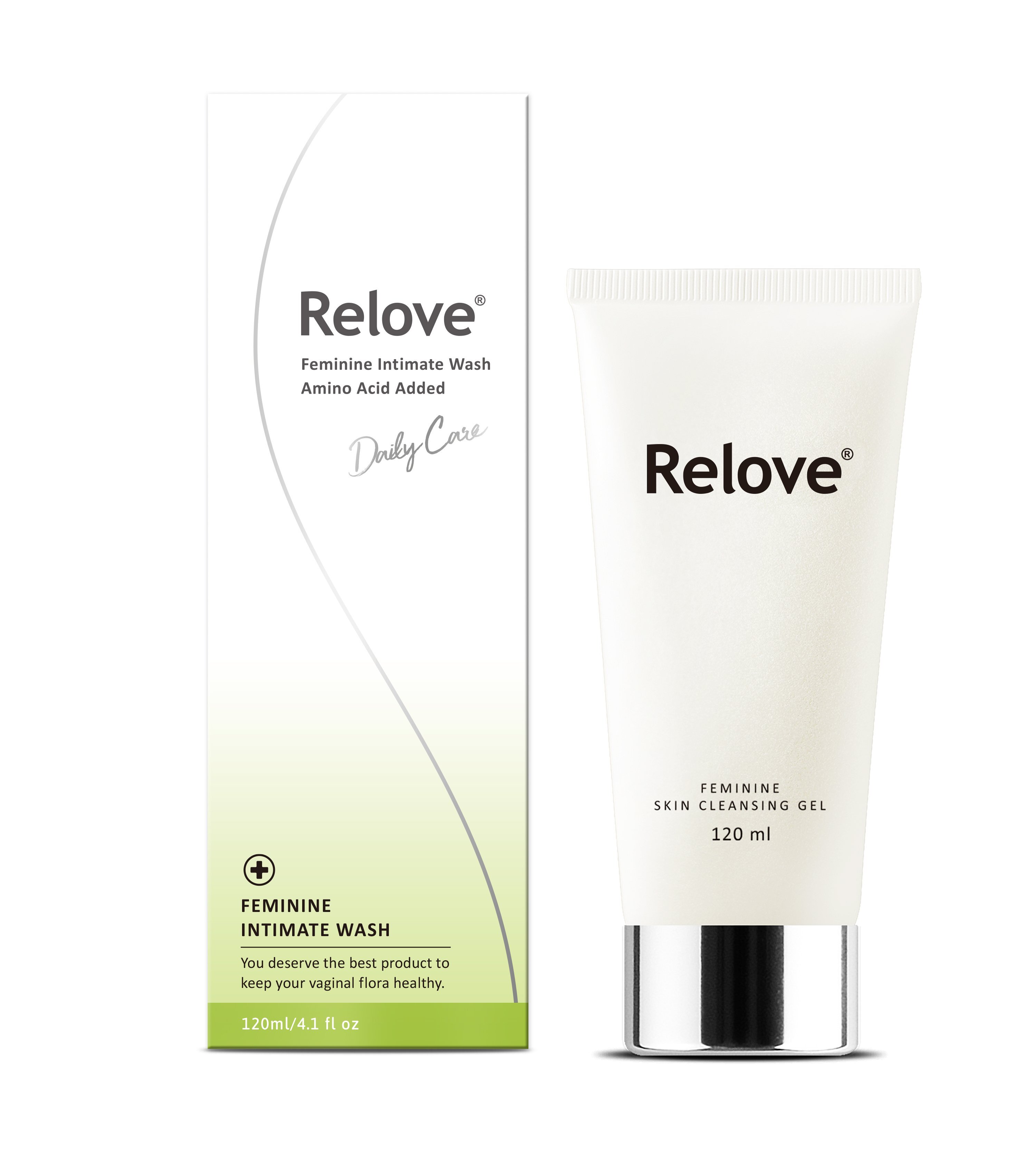 Relove 私密胺基酸清潔凝露 120ml / 30ml