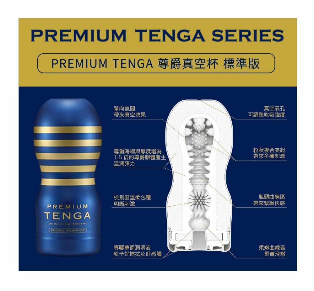 PREMIUM TENGA ORIGINAL VACUUM CUP 第二代