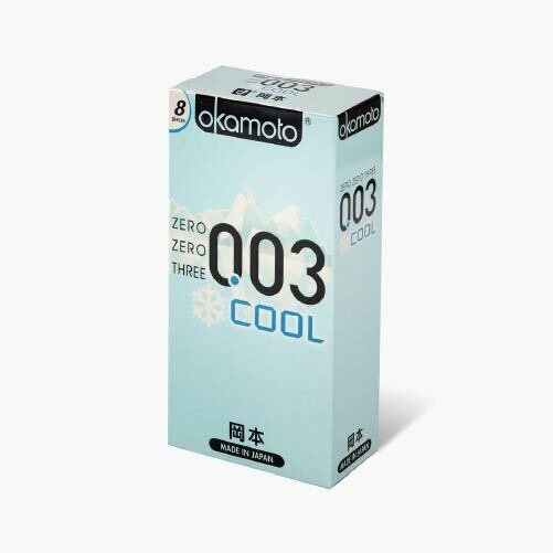 Okamoto 岡本 0.03 冰薄 8 片裝 乳膠安全套
