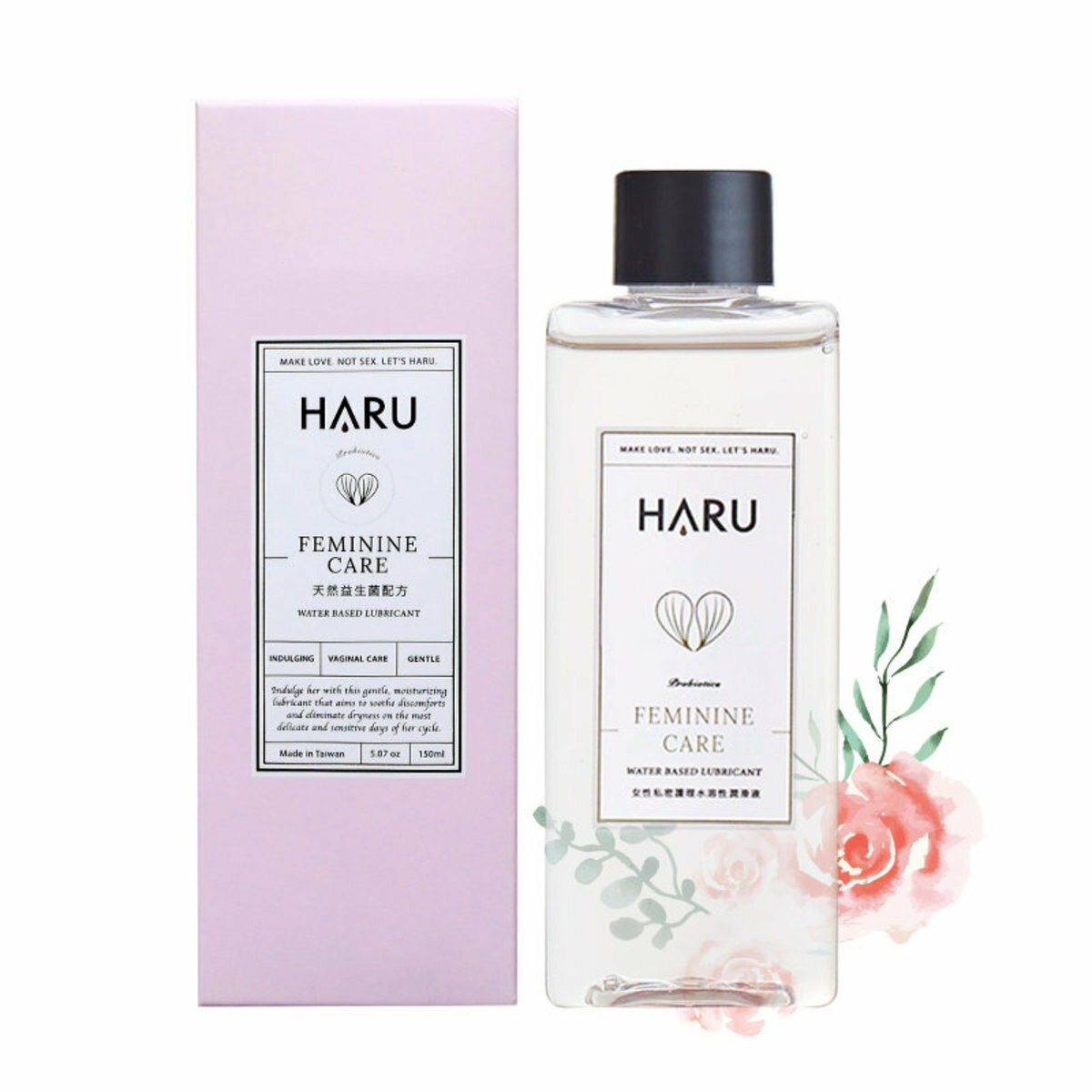 HARU FEMININE CARE【女性私密護理】水溶性潤滑液 - 150ml