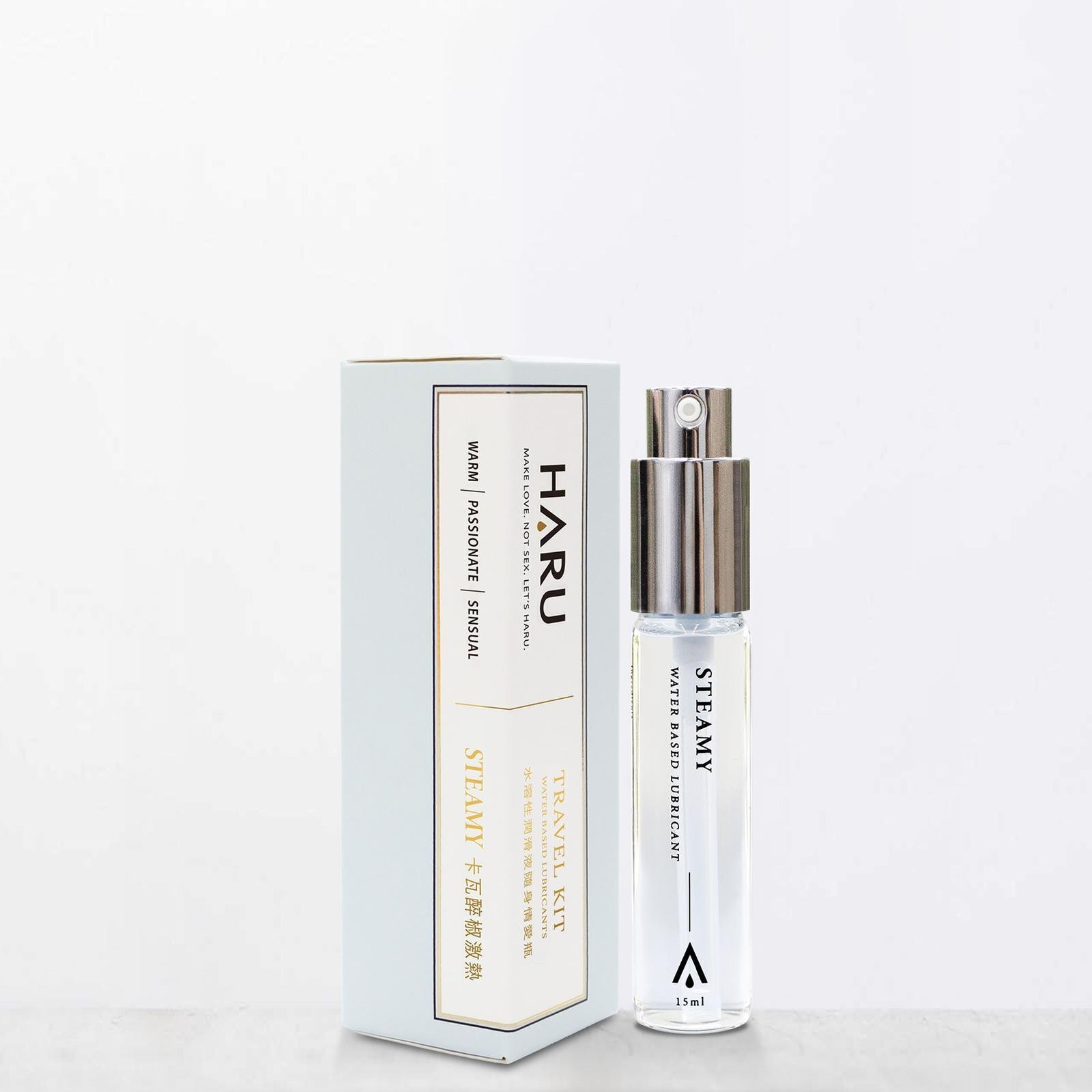 HARU: STEAMY 卡瓦醉椒熱感潤滑液 (便攜裝15ml)
