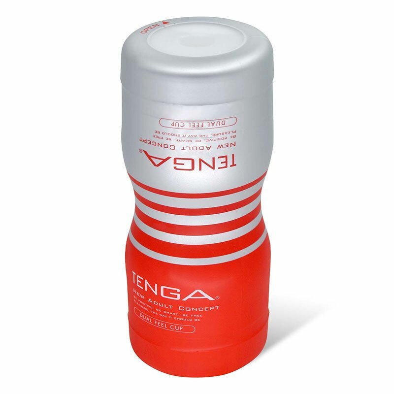 TENGA DUAL FEEL CUP 雙重享受飛機杯 CLASSIC經典版 (第二代) - 紅色