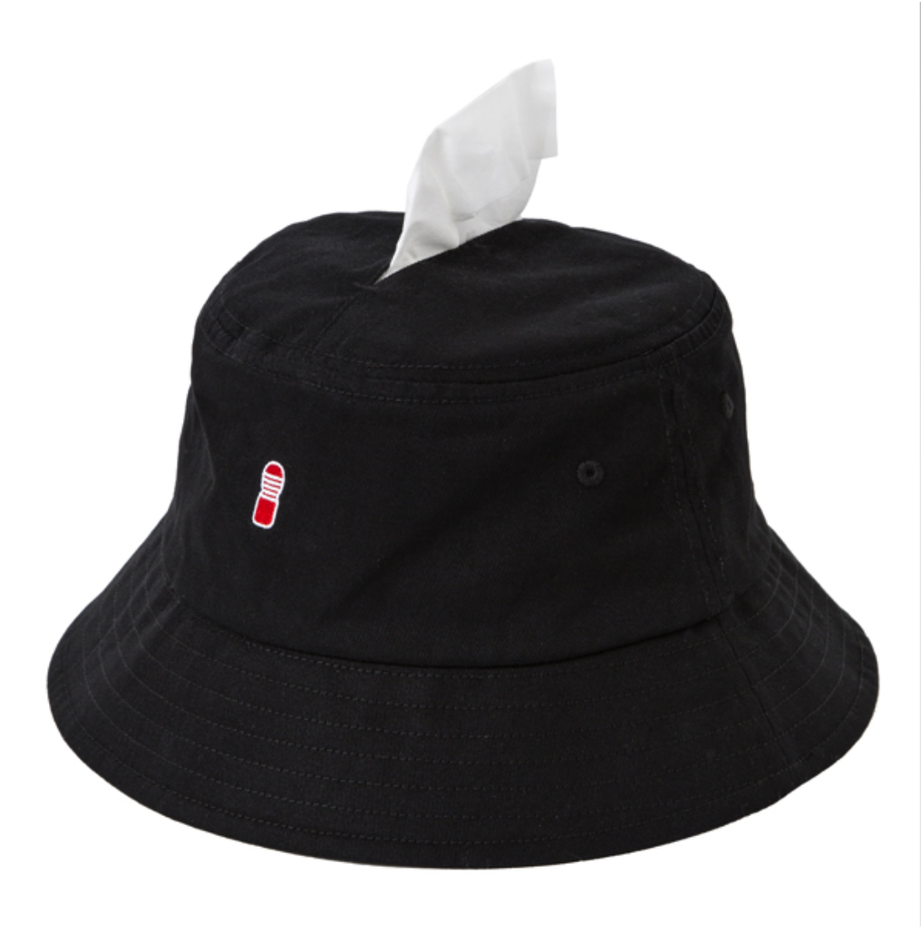 TENGA 紙巾帽 刺繡口袋漁夫帽