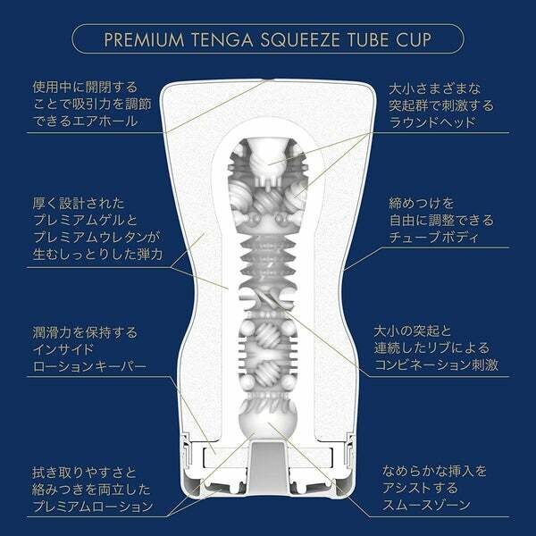 PREMIUM TENGA SQUEEZE TUBE CUP 第二代