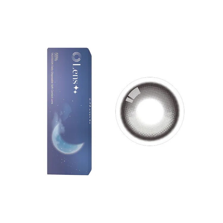 Lens++月牙定位【星月灰】日拋 10入