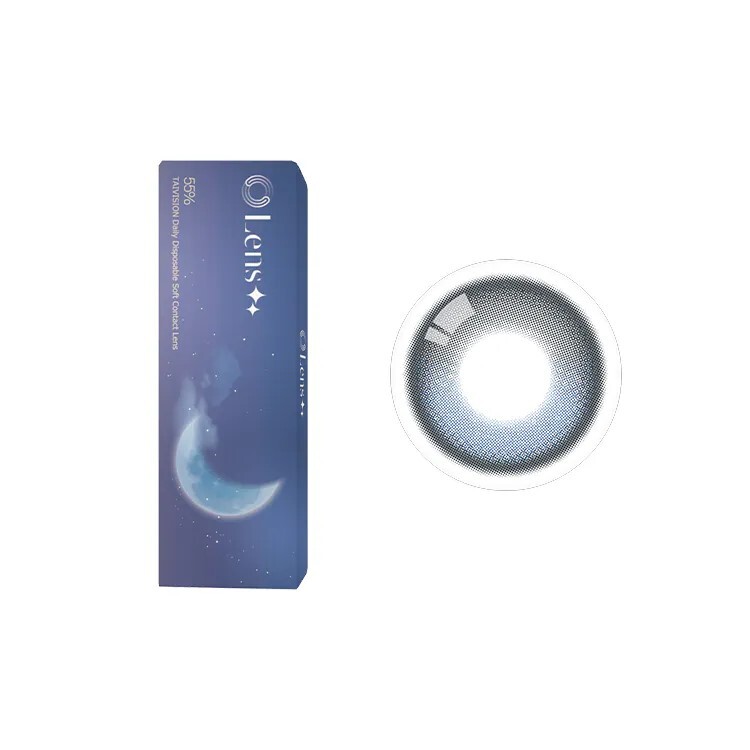Lens++月牙定位【星月藍灰】日拋 10入