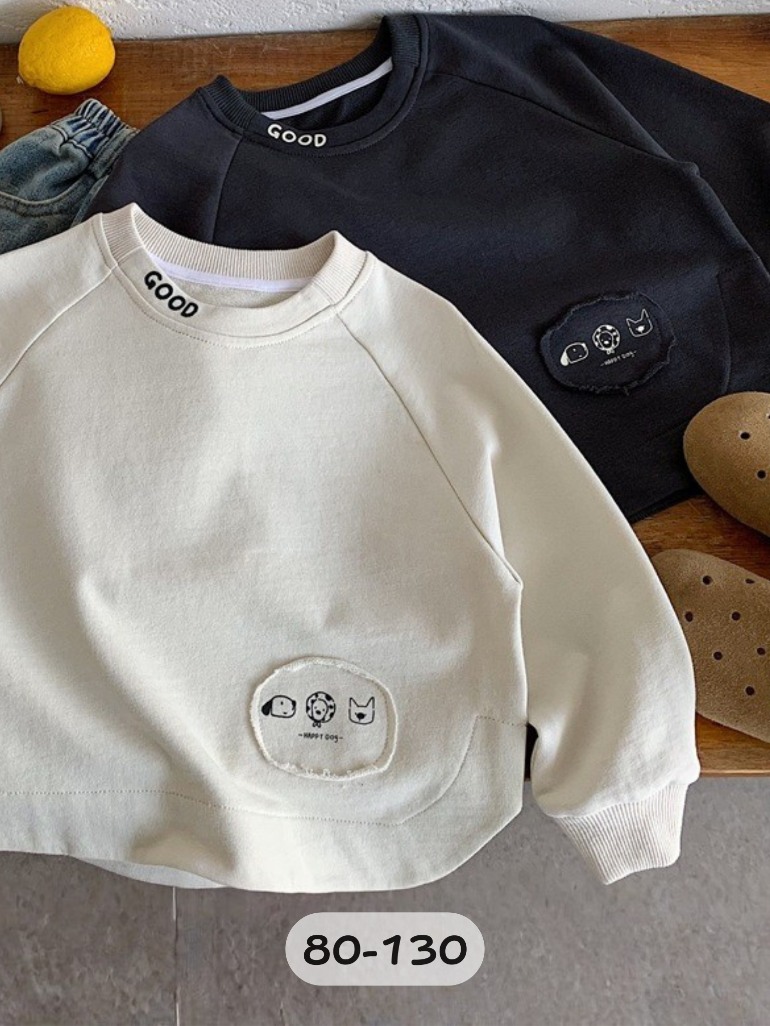 口袋好狗 長袖上衣