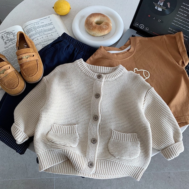 暖調文青 針織外套