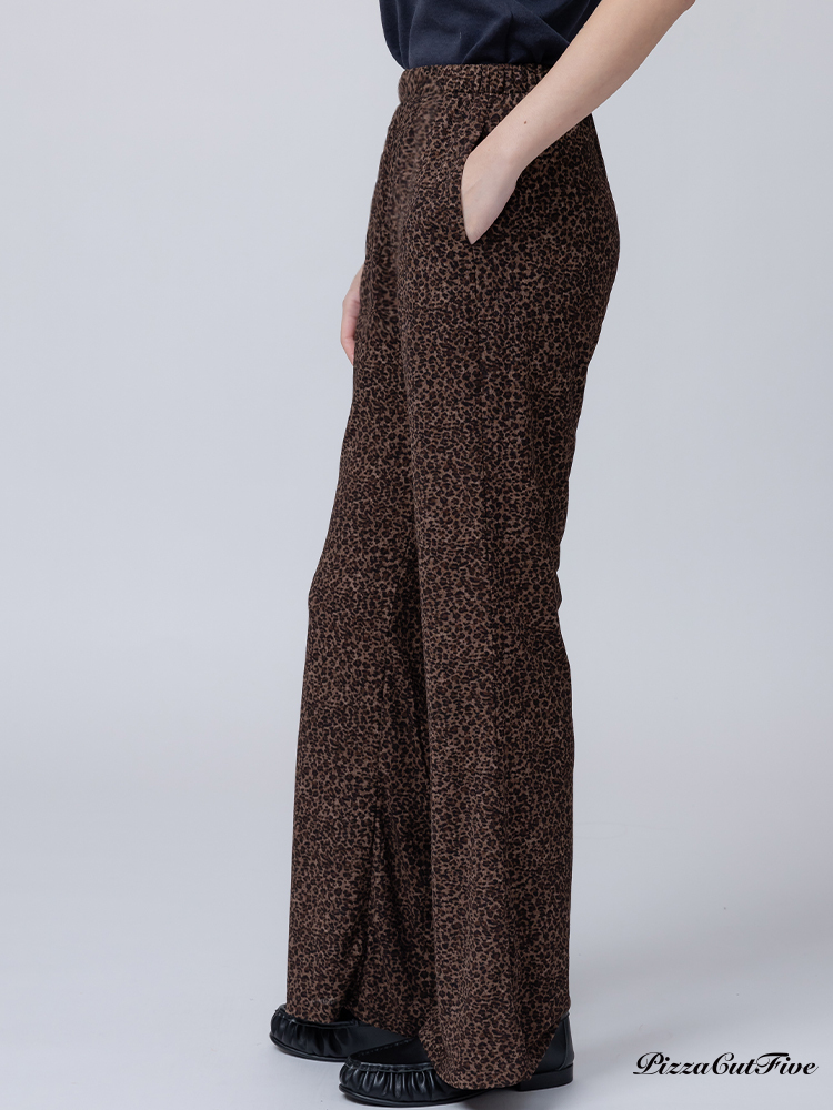 豹紋微喇叭褲 PizzaCutFive PCF262480011