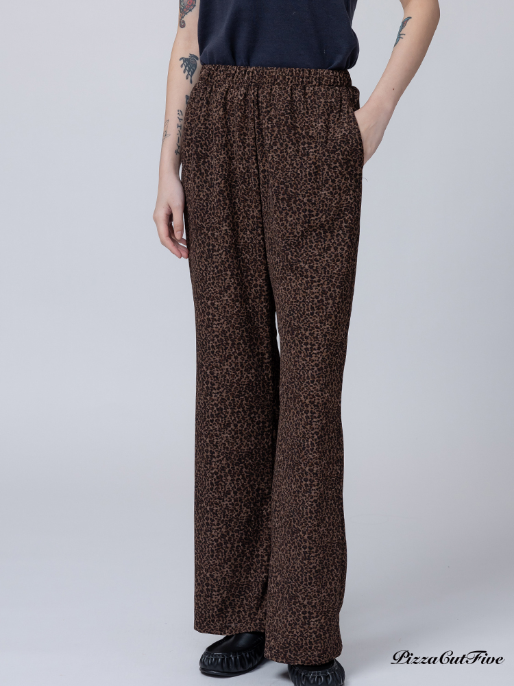 豹紋微喇叭褲 PizzaCutFive PCF262480011